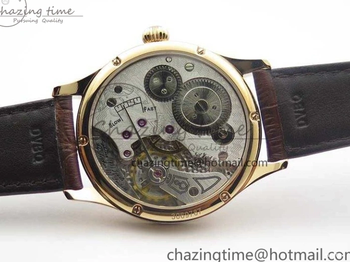 MIROTIME 0818 Effortless Portuguese Fa Jones IW544201 RG GSF 1:1 Best Edition White Dial On Leather Strap 7228